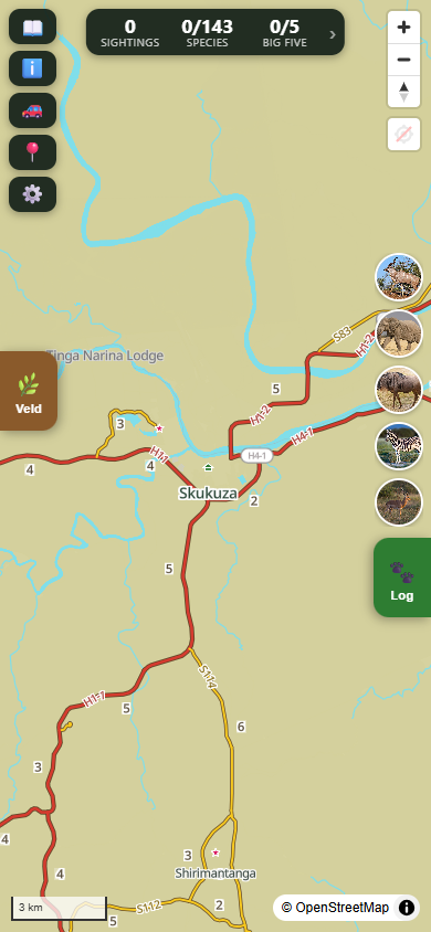 MyKrugerHoliday app screenshot